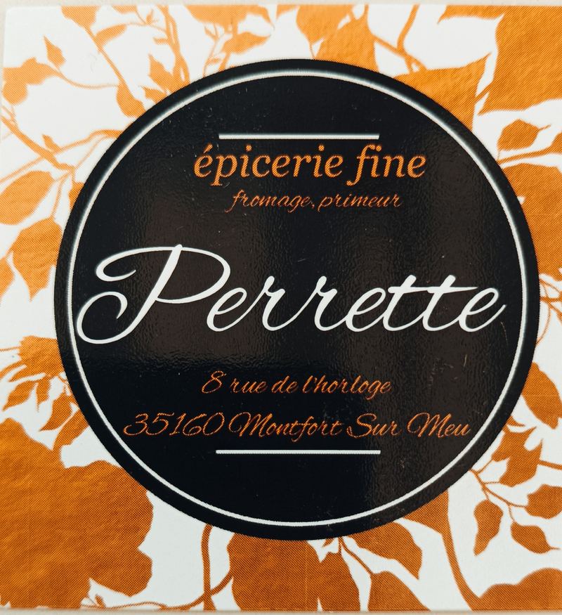 L'enseigne Perrette, épicerie fine, fromage, primeur